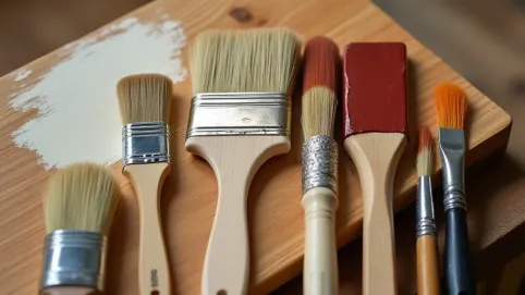 jaki pędzel do malowania drewna