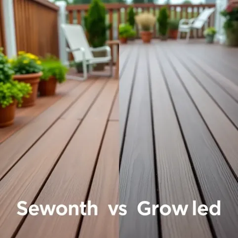 Jakie deski na taras gładkie czy ryflowane