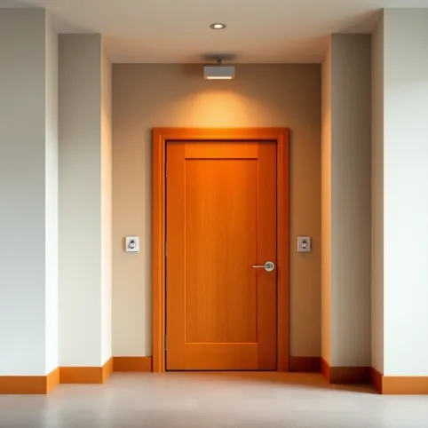 Jakie drzwi w ścianie EI60