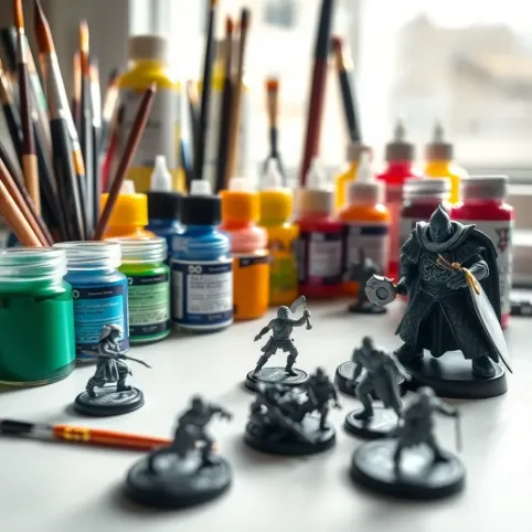 Jakie farby do malowania figurek