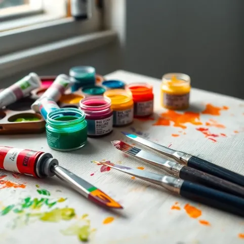 Jakie farby do malowania szpachelką