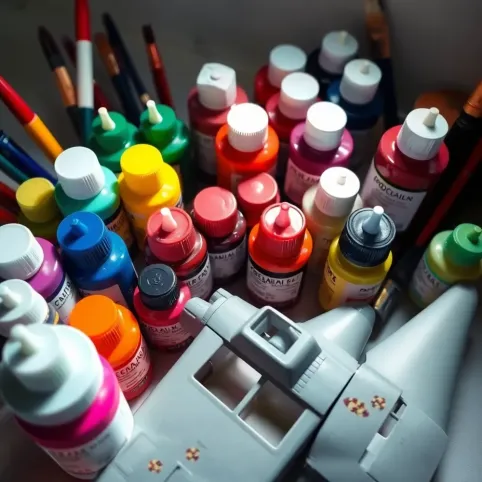 Jakie farby do modeli plastikowych