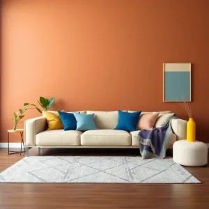 Jakie kolory pasują do brązu na ścianie