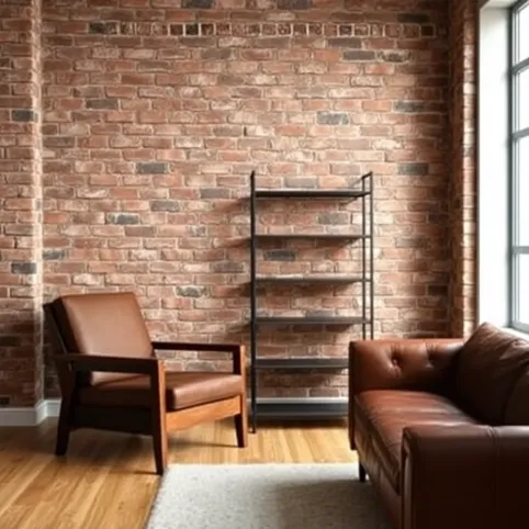 Jakie meble do ściany z cegły