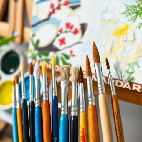 Jakie pędzle do malowania po numerach