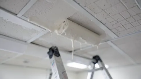 Jakim wałkiem malować kasetony