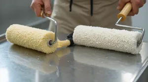 jakim wałkiem malować metal