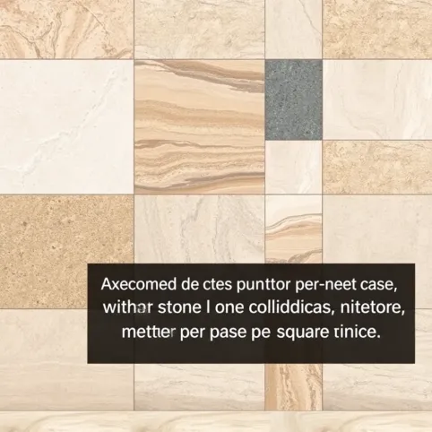 Kamień na ścianę cena za m2