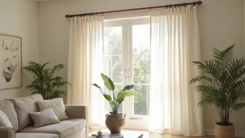 Karnisz od ściany do ściany