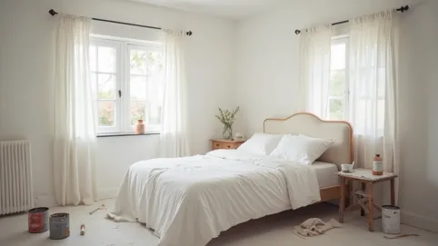 kiedy można spać w pokoju po malowaniu