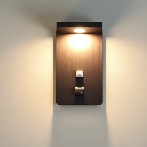Kinkiet ścienny z czujnikiem ruchu