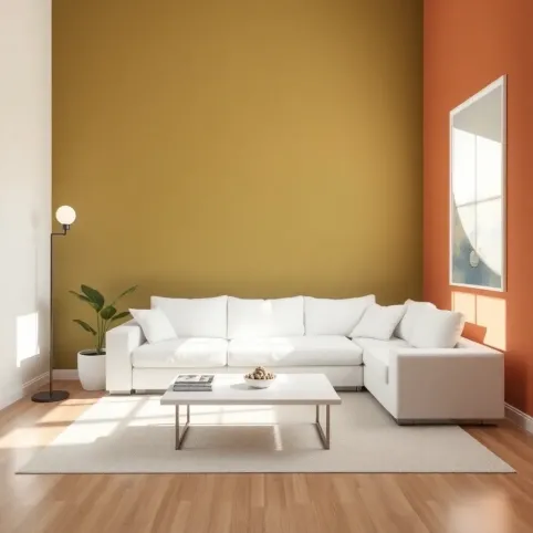 Kolory ścian do białych mebli aranżację