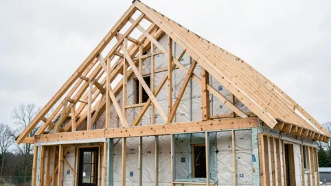 koszt budowy dachu dwuspadowego 150m2