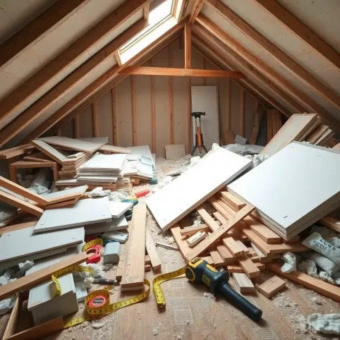 Koszt remontu poddasza 50m2