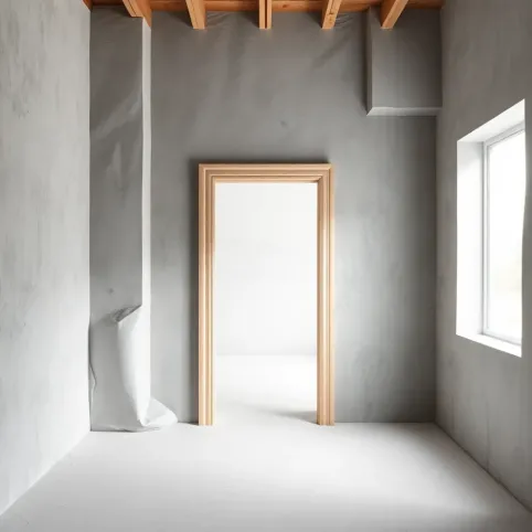 Krzywe ściany a drzwi