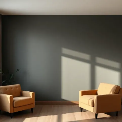Którą ścianę w pokoju pomalować na ciemniejszy kolor