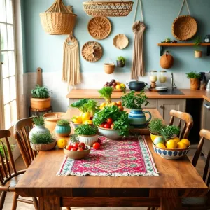 Kuchnia Boho Inspiracje