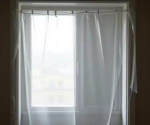 KURTYNA na drzwi remont