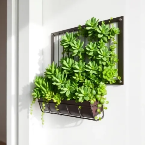 Kwietniki metalowe nowoczesne na ścianę