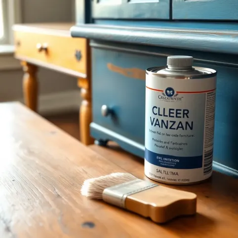 Lakier bezbarwny do mebli malowanych