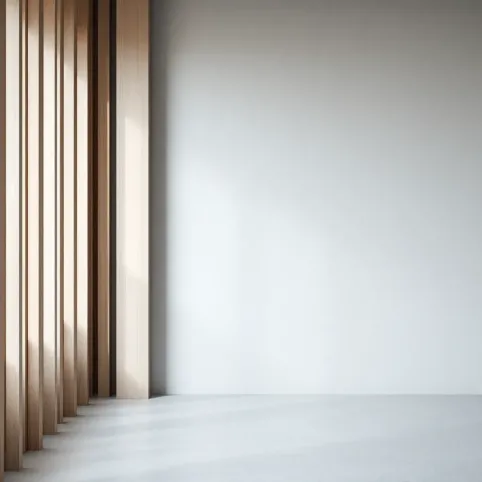 Lamele jako ścianka działowa