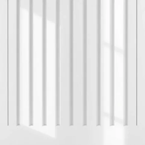 Lamele ścienne białe na płycie