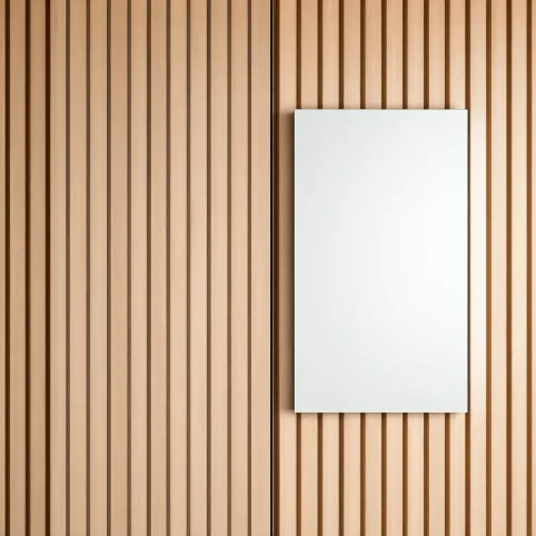 Lamele ścienne z lustrem