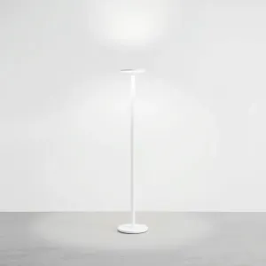 Lampa podłogowa biała nowoczesna