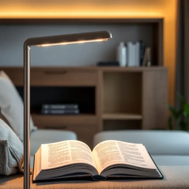 Lampa podłogowa LED do czytania