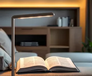 Lampa podłogowa LED do czytania