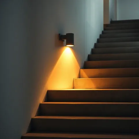 Lampa ścienna na schody