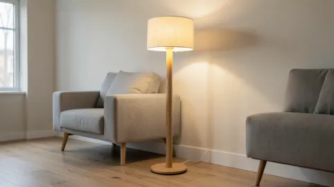 Lampa styl skandynawski stojaca