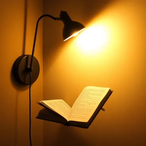 Lampka do czytania na ścianę