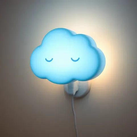 Lampka nocna dla dzieci na ścianę na baterie