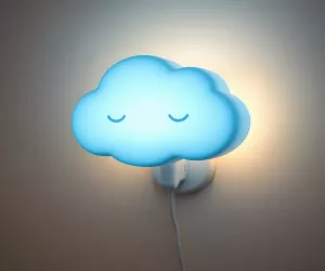 Lampka nocna dla dzieci na ścianę na baterie