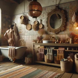 Łazienka W Stylu Boho