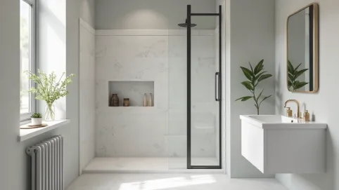 łazienka+częściowo malowana