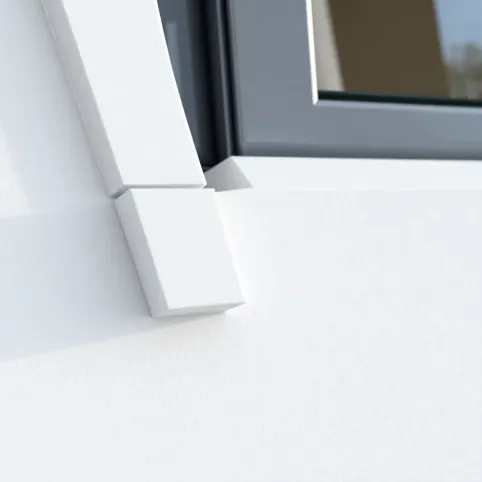 Listwy przyokienne do tynków zewnętrznych