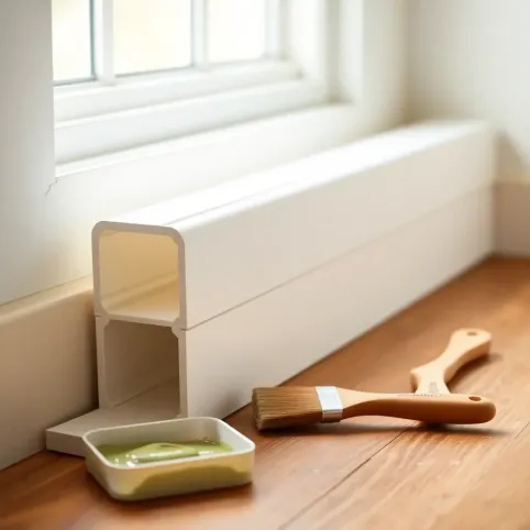 Listwy przypodłogowe PCV do malowania