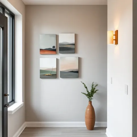 Małe obrazki na ścianę do przedpokoju
