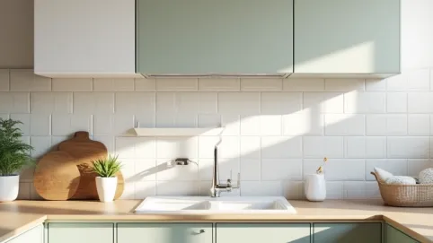 malowane kafelki w kuchni