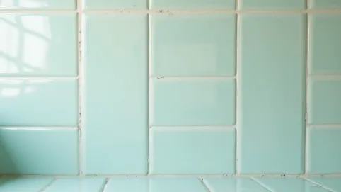 malowane płytki w kuchni