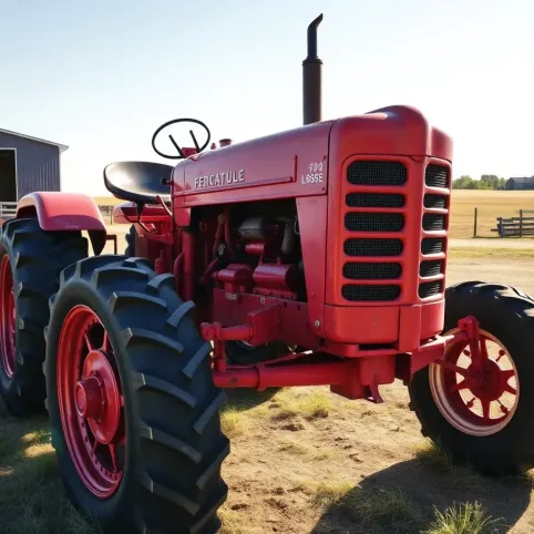 Malowanie ciągnika wałkiem