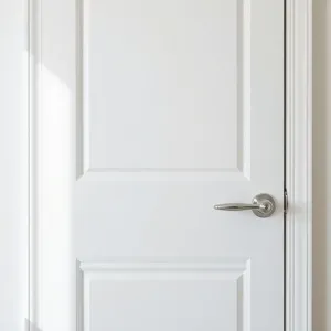 Malowanie drzwi z okleiny na biało