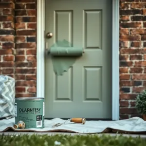 Malowanie drzwi zewnętrznych z okleiny