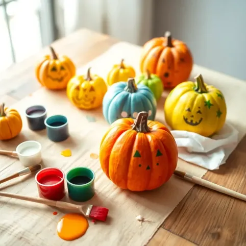 Malowanie dyni dla dzieci