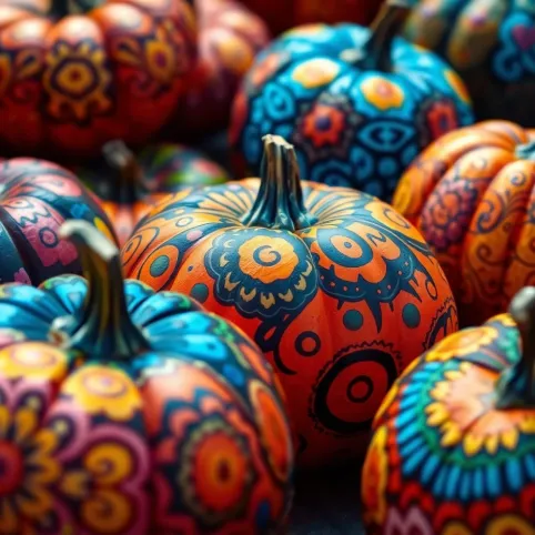 Malowanie dyni wzory