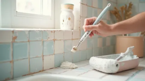 malowanie glazury w kuchni