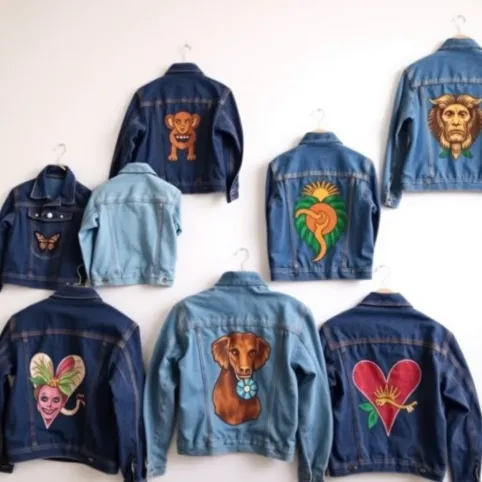 Malowanie kurtek jeansowych cena