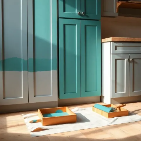Malowanie mebli kuchennych z płyty MDF